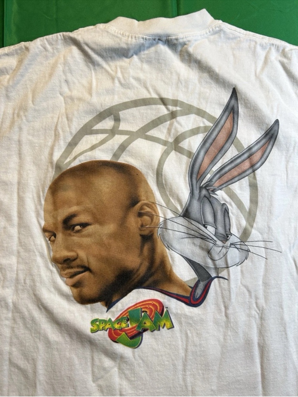 Vintage 1995 Space Jam  Michael Jordan Looney Tune T Shirt Made In USA